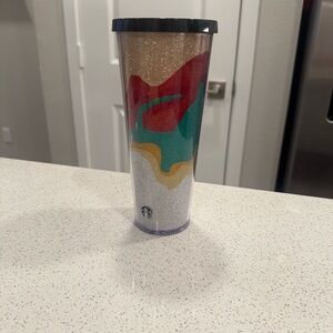 Starbucks Multicolor Tumbler with Black Lid